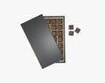 Blank Sweets Package With Chocolate Candy Mock Up 3Dモデル