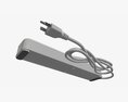 Power Strip USA With USB Ports White Modello 3D