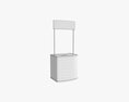 Promo Stand Small Mockup 3d model