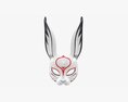 Rabbit Festive Face Mask Modèle 3d