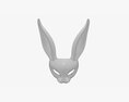 Rabbit Festive Face Mask 3Dモデル