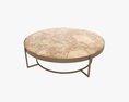 Round Coffee Table 3d model