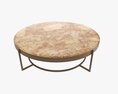 Round Coffee Table 3D-Modell