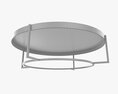 Round Coffee Table 3D модель