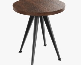 Round Coffee Table 01 3D模型