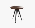 Round Coffee Table 01 3D-Modell