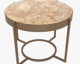 Round Side Table 3D модель