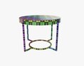 Round Side Table 3D-Modell