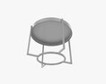 Round Side Table 3d model