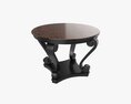 Scroll Round Hall Table 3d model