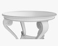 Scroll Round Hall Table Modèle 3d