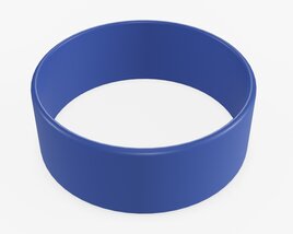 Silicone Wristband Wide 3D 모델 