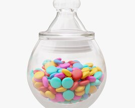 Candies In The Jar 3D model