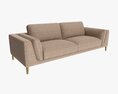 Sleeper Style Sofa 3d model
