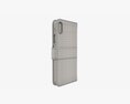Smartphone In Flip Wallet Case 01 3D模型