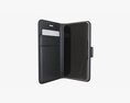 Smartphone In Flip Wallet Case 02 Modelo 3d