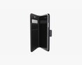 Smartphone In Flip Wallet Case 03 Modello 3D