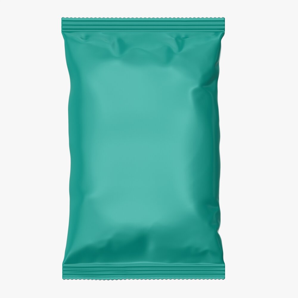 Snack Package Small Mockup 02 3D模型