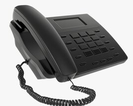 Office Button Phone 3D model