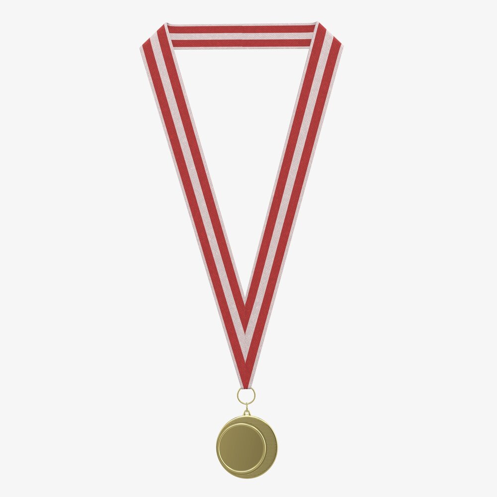 Sports Medal Mockup 04 Modèle 3d