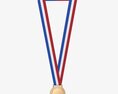 Sports Medal Mockup 06 Modello 3D