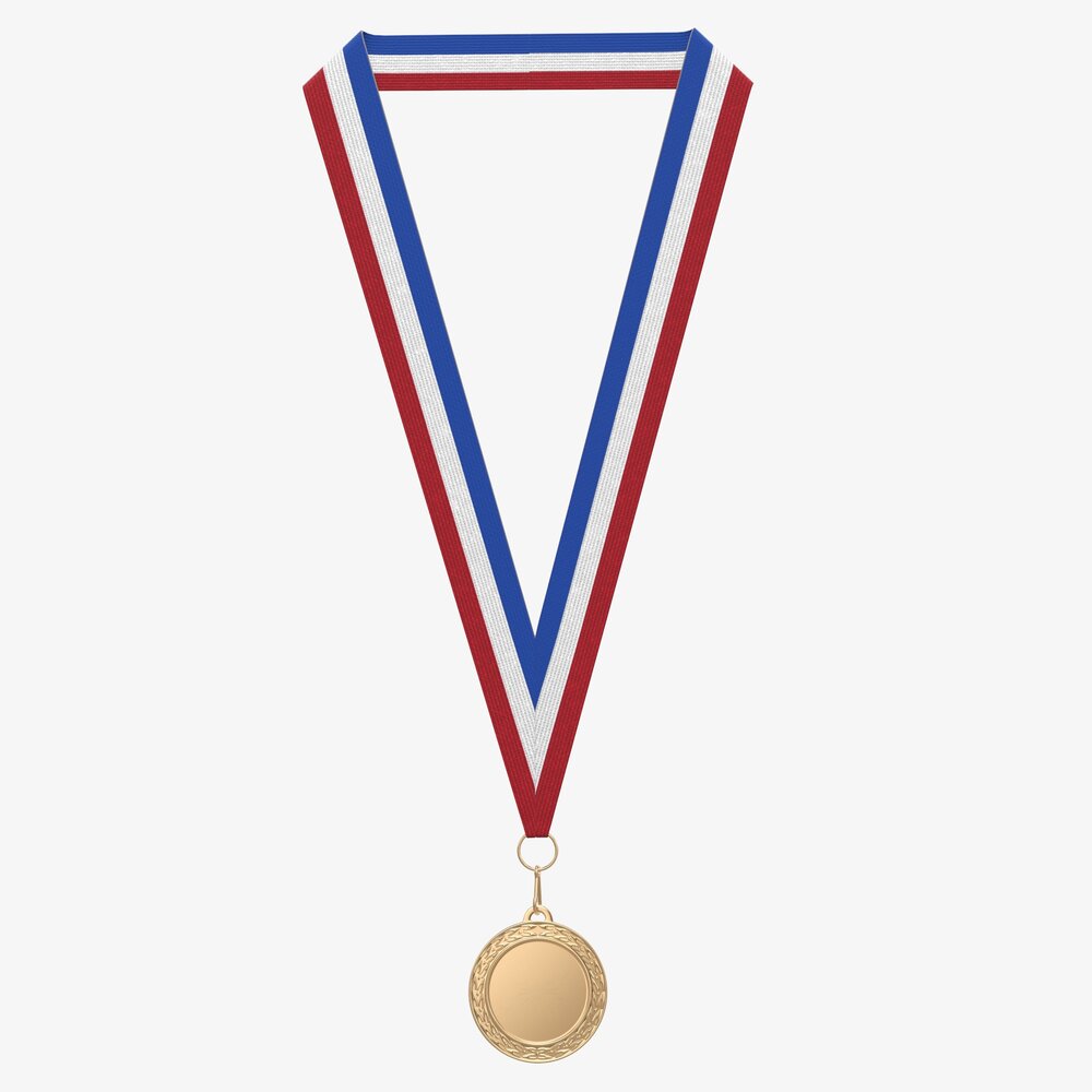Sports Medal Mockup 07 Modèle 3d