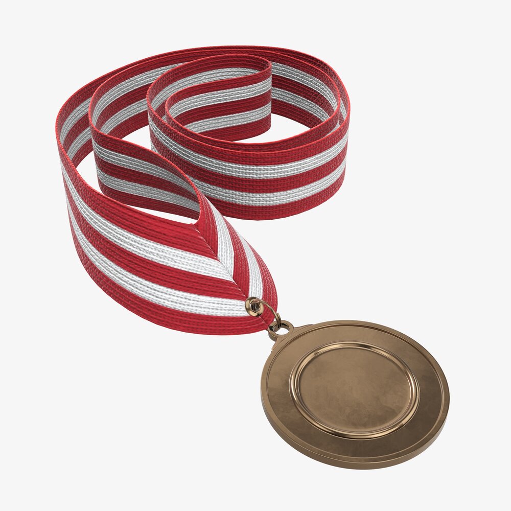 Sports Medal Mockup 08 Modèle 3D