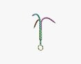 Stainless Steel Grappling Hook 3D 모델 
