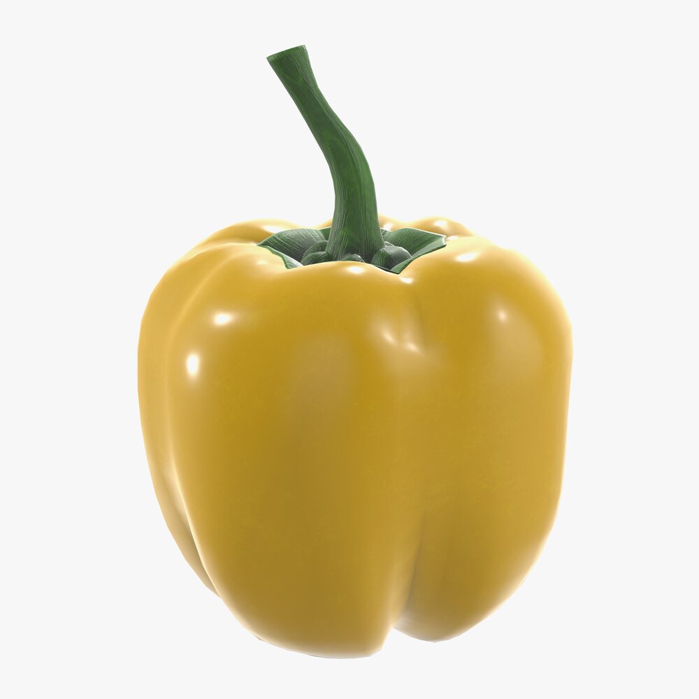 Pepper Bell Yellow Modello 3D