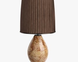 Table Lamp With Shade 01 3D model