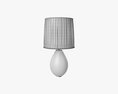 Table Lamp With Shade 01 3d model