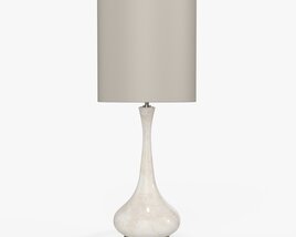Table Lamp With Shade 02 3Dモデル