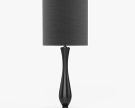 Table Lamp With Shade 03 3D model