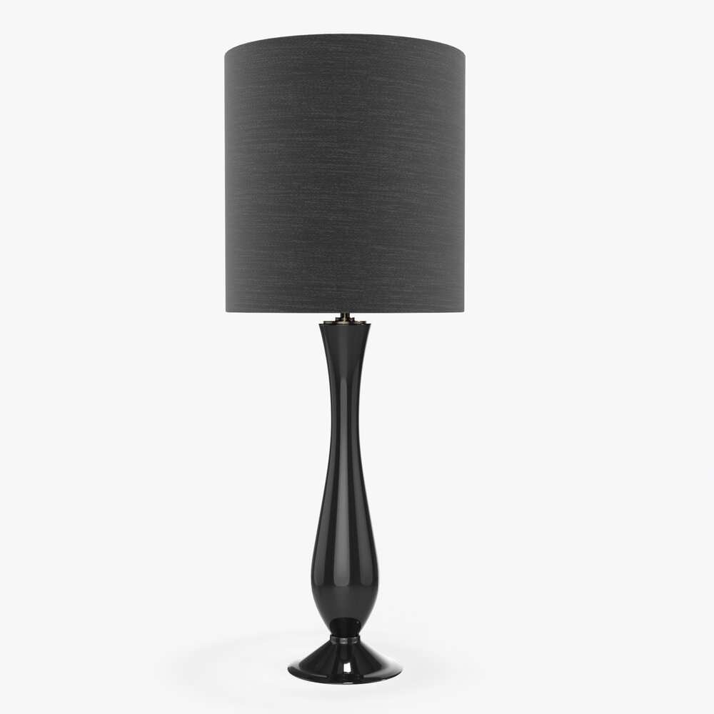 Table Lamp With Shade 03 3D модель