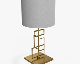 Table Lamp With Shade 05 3D-Modell
