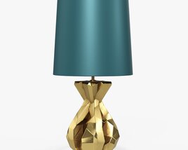 Table Lamp With Shade 06 3D 모델 