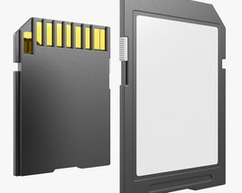 Ultra SD Memory Card 3D model