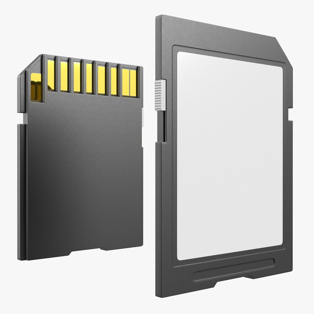 Ultra SD Memory Card 3D-Modell