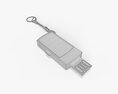 USB Flash Drive 01 3D-Modell