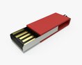 USB Flash Drive 02 3d model