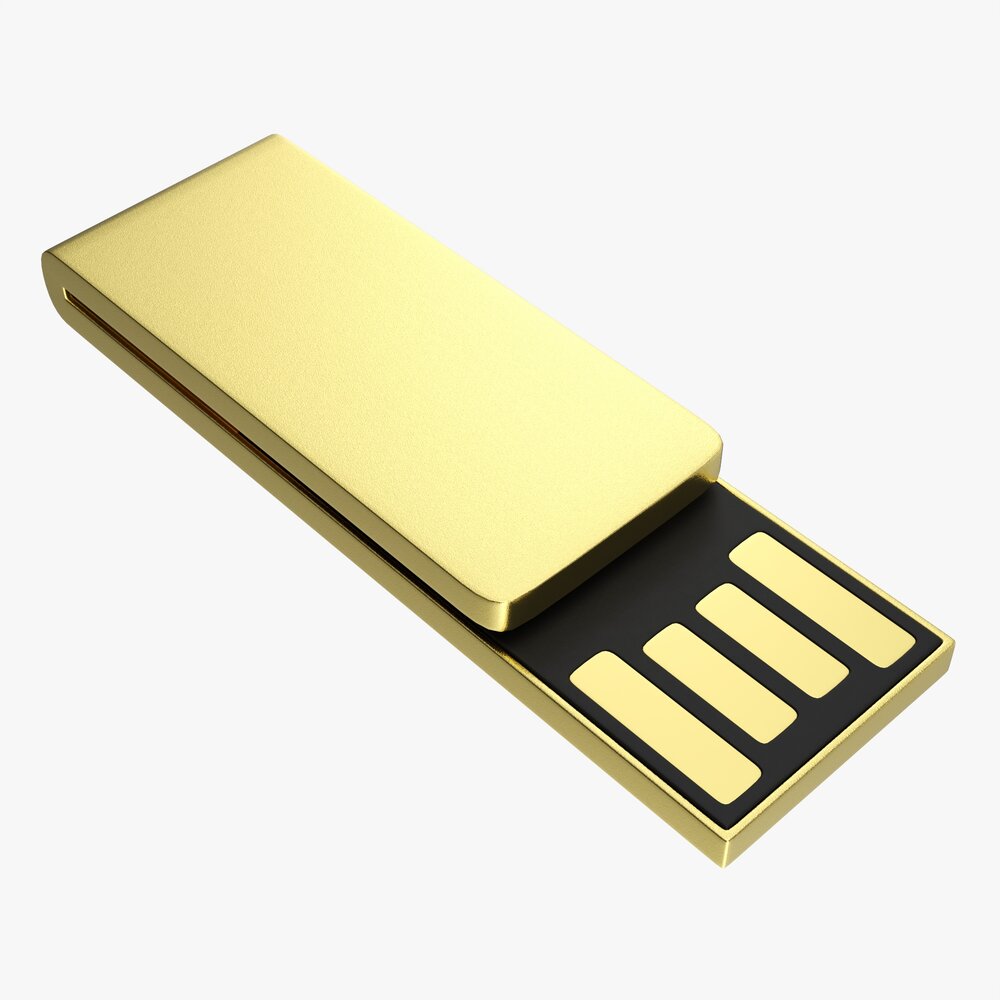USB Flash Drive 07 3D-Modell