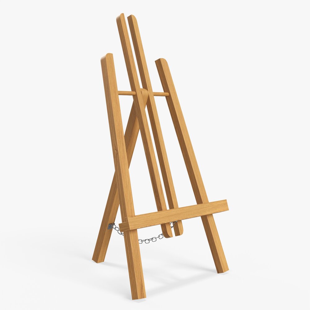 Wooden Easel 3Dモデル