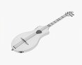 Acoustic 4-String Instrument 01 3D модель