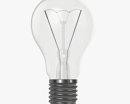Incandescent Light Bulb 3D-Modell
