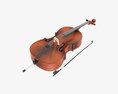 Acoustic Cello 3D 모델 