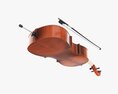 Acoustic Cello 3D-Modell