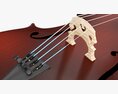Acoustic Cello Red 3D модель