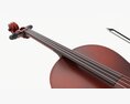 Acoustic Cello Red 3D模型
