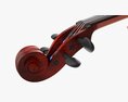 Acoustic Cello Red 3d model
