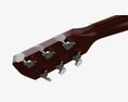 Acoustic Dreadnought Guitar 02 Modèle 3d